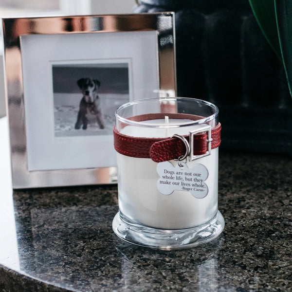 dog memorial custom dog memorial pet memorial candle personalized dog memorial gift